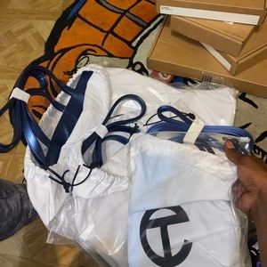 TELFAR large cobalt shopping bag NEW